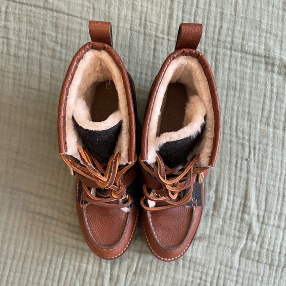 NWOB Tory Burch Shearling Winter Boots - Picture 4 of 13